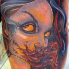 Bloody Mess Capo Gal Tattoo by Joe Capobianco