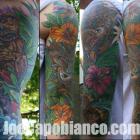 Tiki Sleeve Tattoo by Joe Capobianco